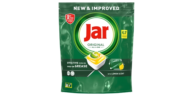 Jar All in One kapsle na mytí nádobí 67ks                                                                                                                                                                                                                 